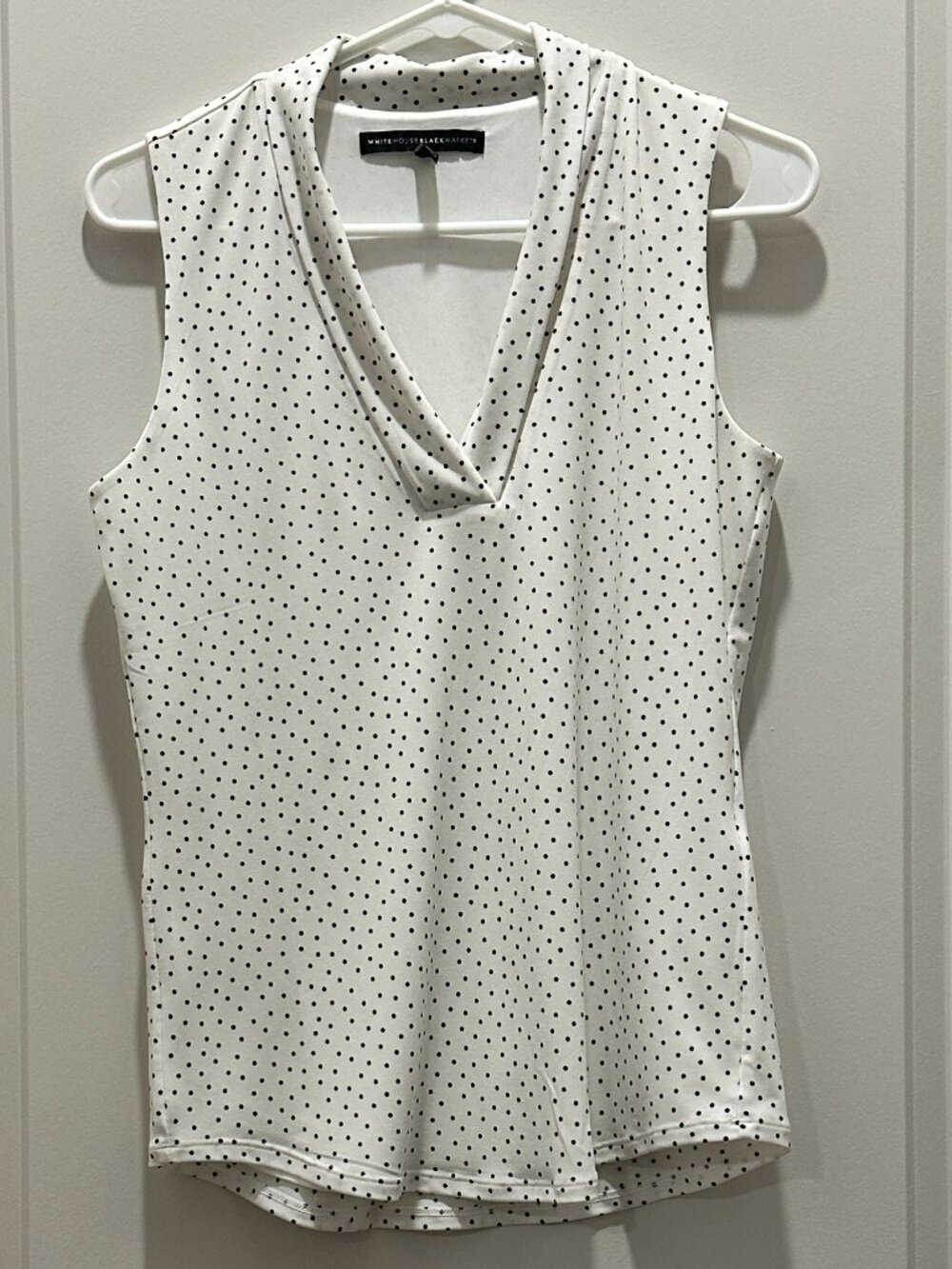White House Black Market Polka Dot Blouse - Size XS
